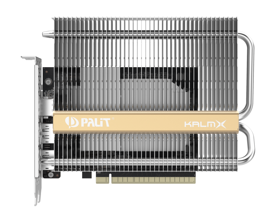 Media asset in full size related to 3dfxzone.it news item entitled as follows: Palit lancia la card GeForce GTX 1650 KalmX con cooler completamente passivo | Image Name: news30436_Palit-GeForce-GTX-1650-KalmX_2.png