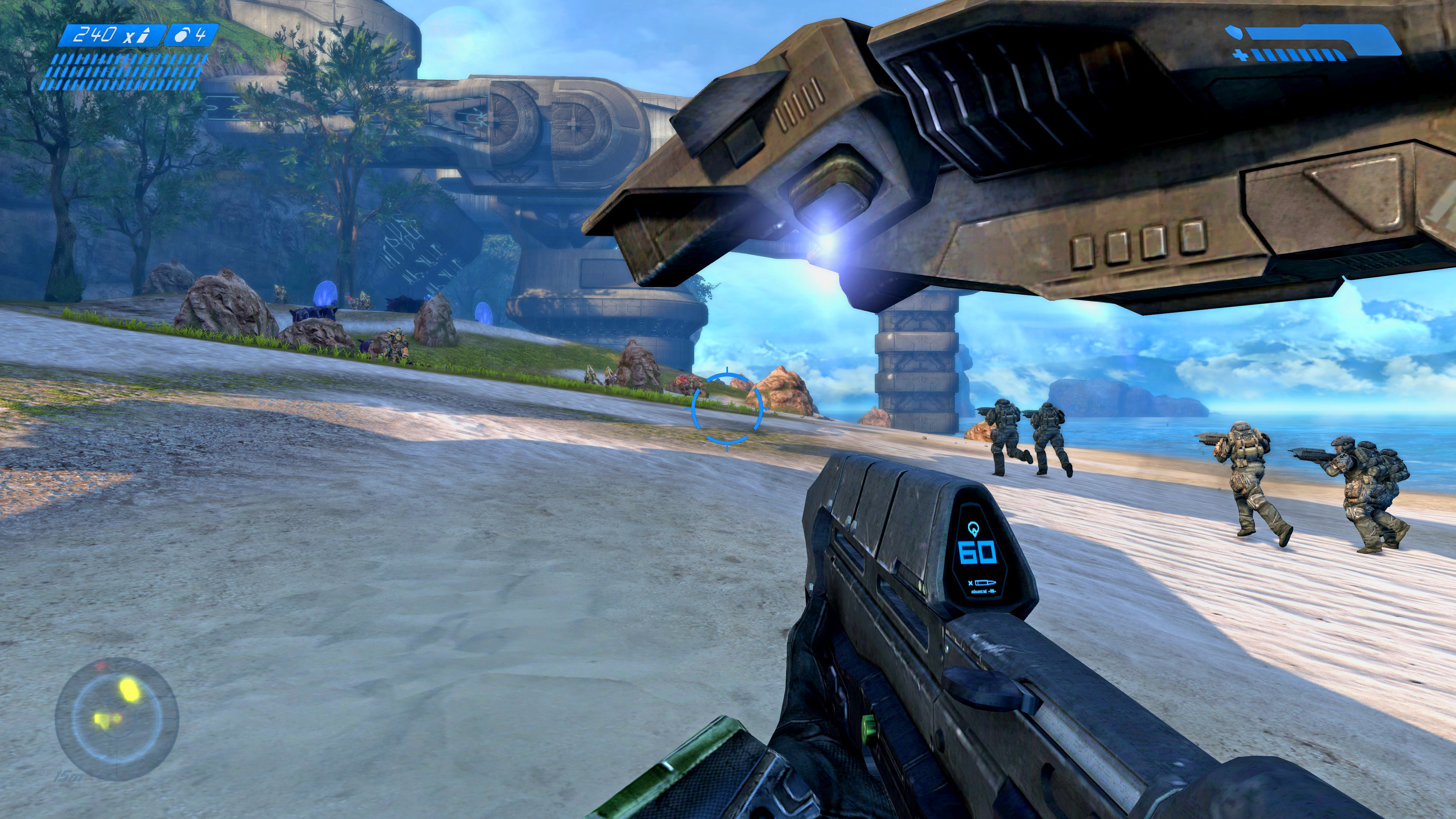 Immagine pubblicata in relazione al seguente contenuto: Microsoft rilascia Halo: Combat Evolved Anniversary in edizione per PC | Nome immagine: news30518_Halo-Combat-Evolved-Anniversary-Screenshot_2.jpg