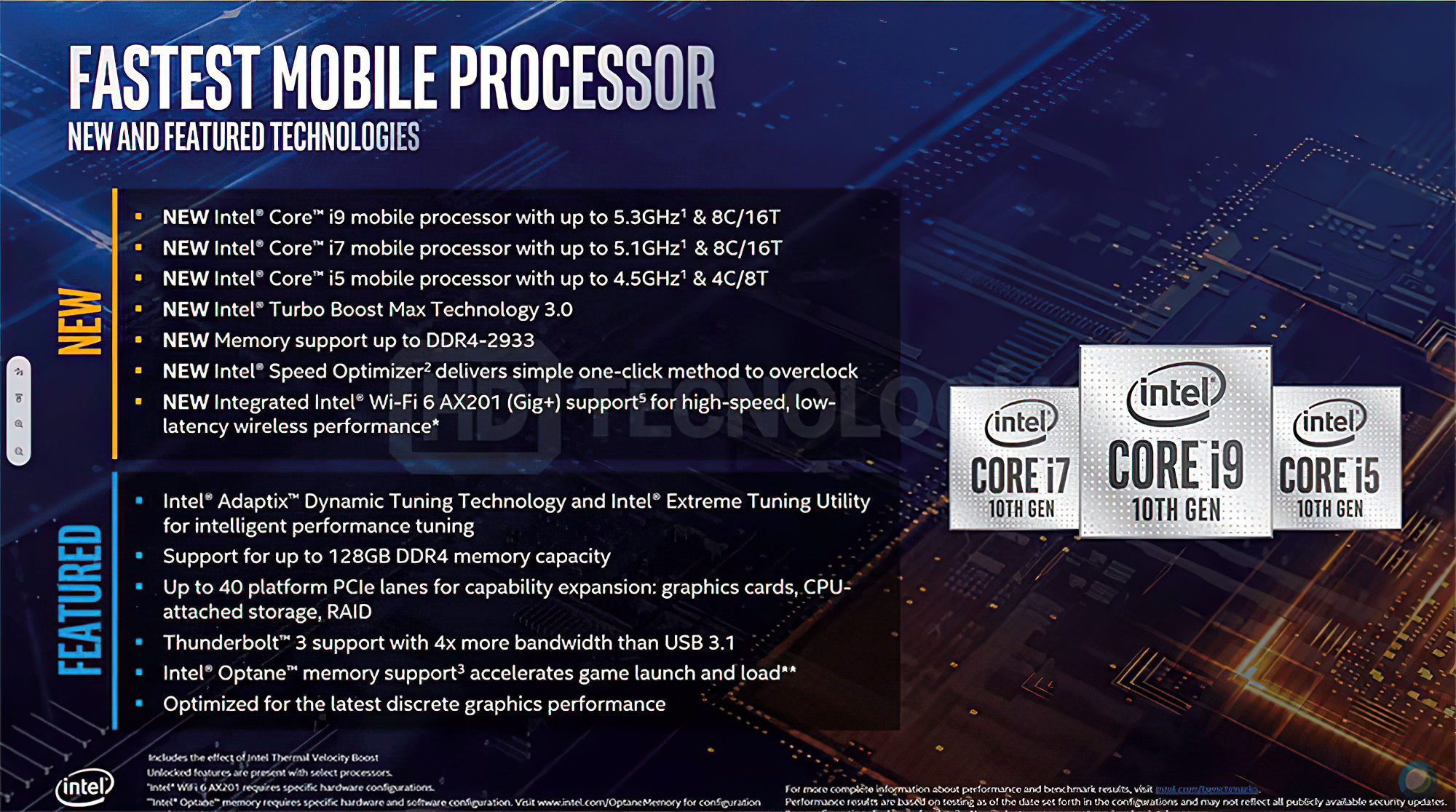 Media asset in full size related to 3dfxzone.it news item entitled as follows: Le specifiche delle CPU Intel Core di decima generazione per notebook | Image Name: news30594_Intel-Core-decima-generazione-Comet-Lake-H_3.jpg