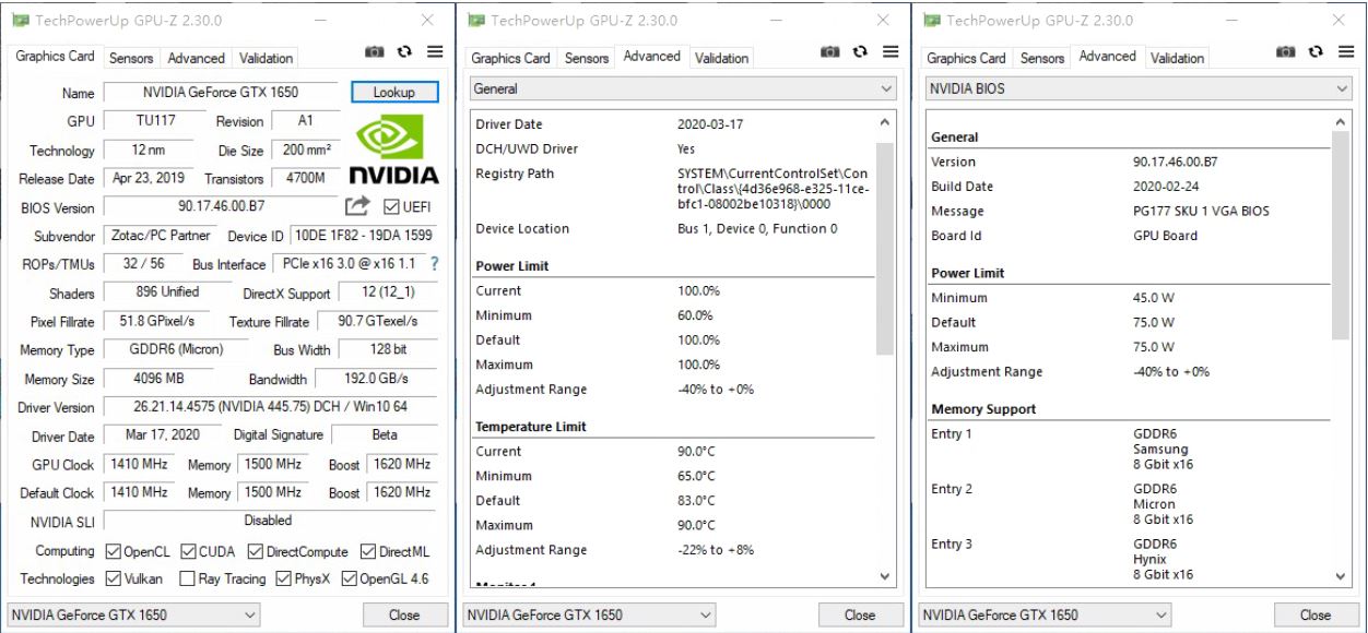 Immagine pubblicata in relazione al seguente contenuto: NVIDIA GeForce GTX 1650 4GB GDDR6 vs GeForce GTX 1650 4GB GDDR5 | Nome immagine: news30607_Zotac-GeForce-GTX-1650-GDDR6_4.jpg