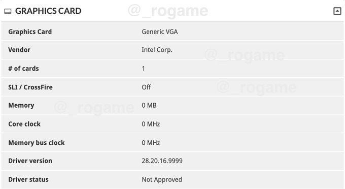 Immagine pubblicata in relazione al seguente contenuto: Una CPU Intel Rocket Lake-S (Core di undicesima generazione) testato con 3DMark | Nome immagine: news30653_Inte-Rocket-Lake-S-3DMark_2.jpg