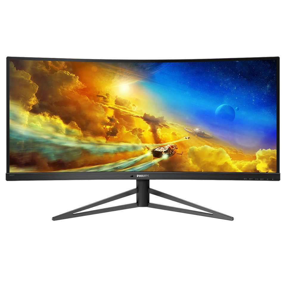 Immagine pubblicata in relazione al seguente contenuto: Philips lancia il gaming monitor a schermo curvo da 34-inch 345M1CR Momentum | Nome immagine: news30693_Philips-345M1CR-Momentum_2.jpg