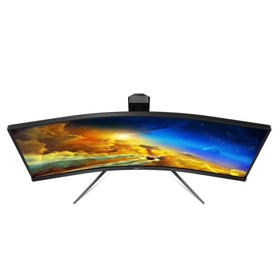 Immagine pubblicata in relazione al seguente contenuto: Philips lancia il gaming monitor a schermo curvo da 34-inch 345M1CR Momentum | Nome immagine: news30693_Philips-345M1CR-Momentum_7.jpg