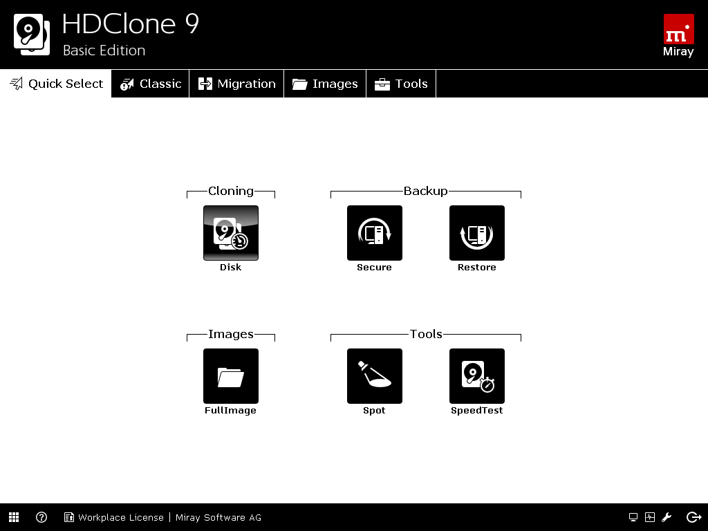 Immagine pubblicata in relazione al seguente contenuto: Free Hard Drive Backup Utilities: HDClone Free Edition 9.1.6 - Windows 10 Ready | Nome immagine: news30746_HDClone-Screenshot_1.png