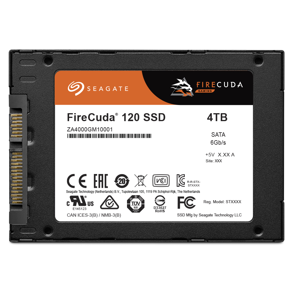 Media asset in full size related to 3dfxzone.it news item entitled as follows: Seagate lancia il drive SSD SATA per sistemi gaming FireCuda 120 | Image Name: news30787_Seagate-FireCuda-120-SATA-SSD_2.jpeg