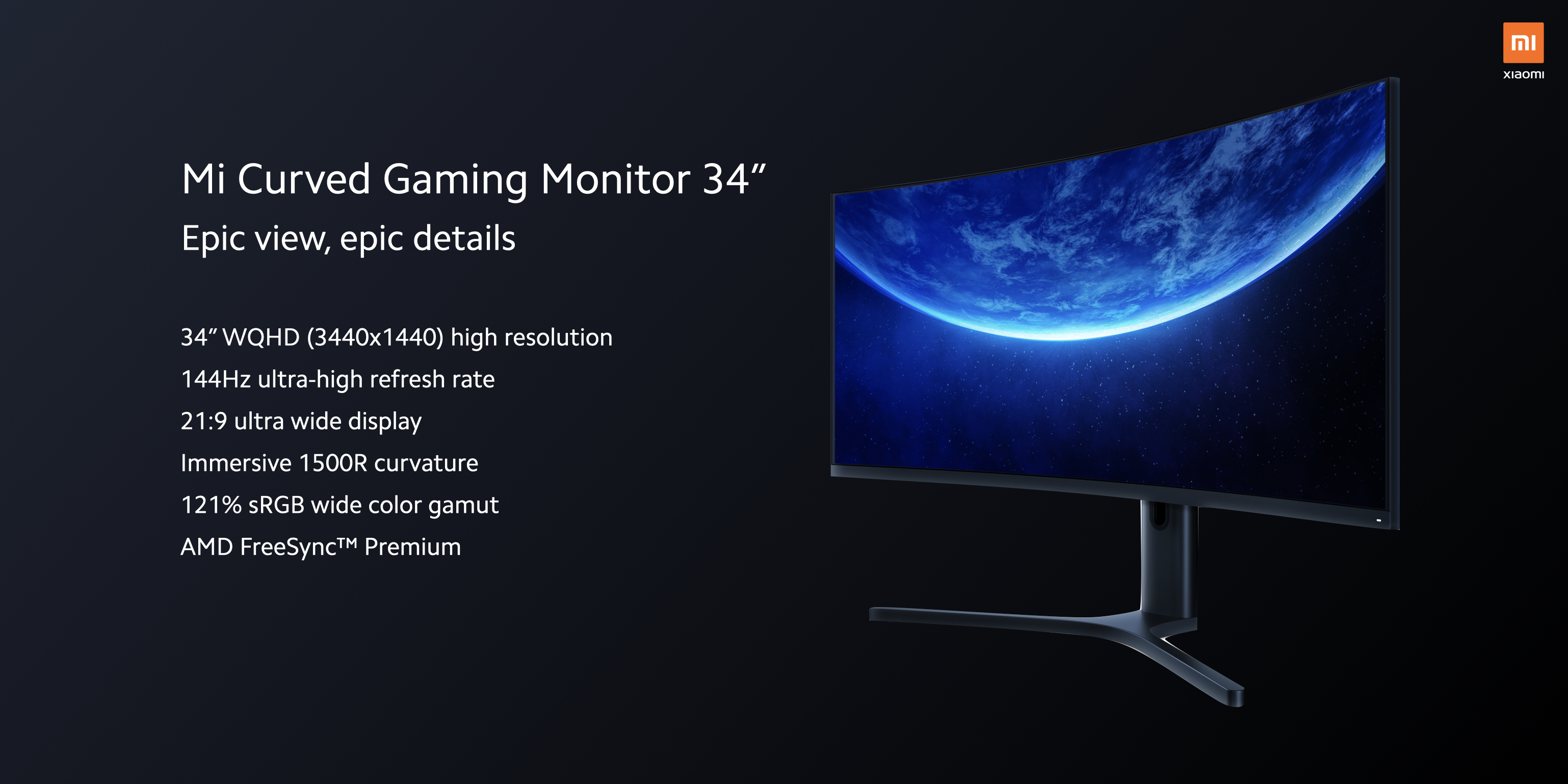 Immagine pubblicata in relazione al seguente contenuto: Xiaomi introduce il Mi Curved Gaming Monitor da 34-inch che lavora in WQHD | Nome immagine: news30936_Xiaomi-34-inch-Mi-Curved-Gaming-Monitor_3.jpg