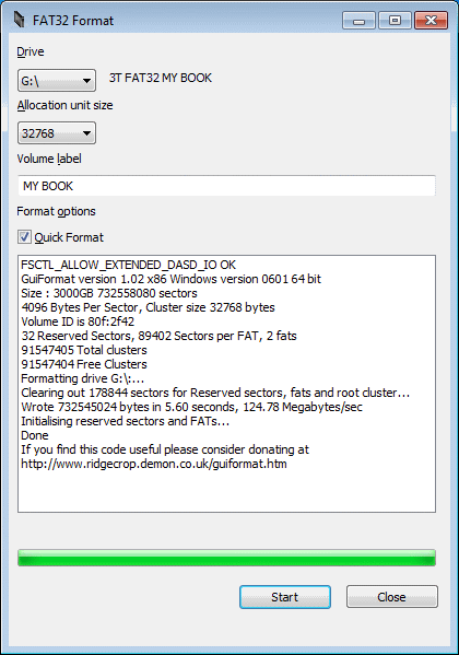 Immagine pubblicata in relazione al seguente contenuto: FAT32 Formatter 1.01 formatta con FAT32 i drive con capacit maggiore di 32GB | Nome immagine: news31007_FAT32-Formatter_1.png