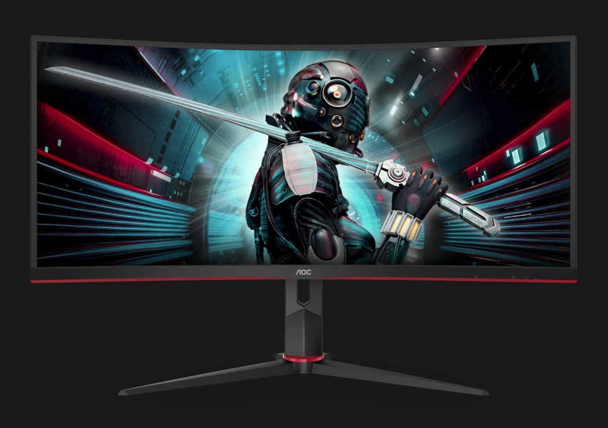 Immagine pubblicata in relazione al seguente contenuto: AOC annuncia il gaming monitor con schermo curvo da 34-inch CU34G2X | Nome immagine: news31008_AOC-CU34G2X_2.jpg