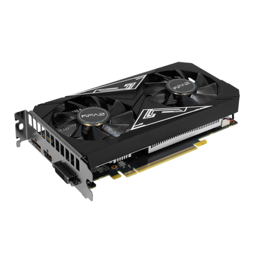 Immagine pubblicata in relazione al seguente contenuto: KFA2 introduce la video card GeForce GTX 1650 EX PLUS (1-Click OC) GDDR6 | Nome immagine: news31034_KFA2-GeForce-GTX-1650-EX-PLUS-1-Click-OC-GDDR6_1.png