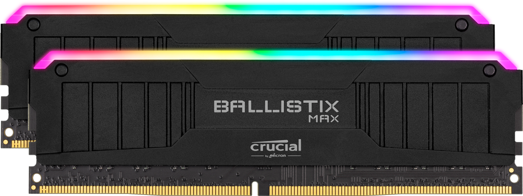 Immagine pubblicata in relazione al seguente contenuto: Extreme Overclocking: un modulo di RAM Ballistix MAX DDR4 fino a 6666.6MHz | Nome immagine: news31043_Crucial-Ballistix-MAX-DDR4_2.png