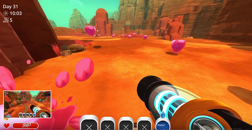 Media asset in full size related to 3dfxzone.it news item entitled as follows: Gameplay di Slime Rancher in Full HD con impostazioni grafiche Ultra | Image Name: news31052_Slime-Rancher_1.png