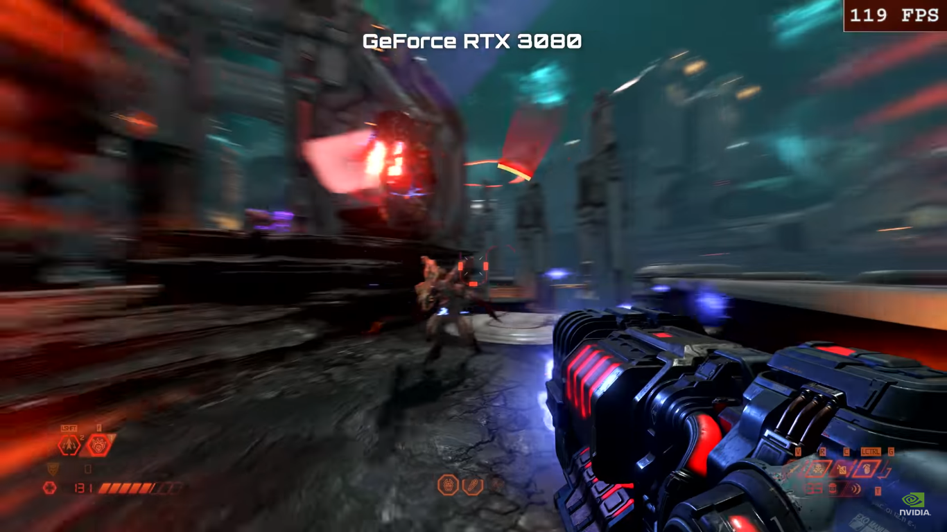 Immagine pubblicata in relazione al seguente contenuto: DOOM Eternal | Official GeForce RTX 3080 4K Gameplay - World Premiere | Nome immagine: news31090_DOOM-Eternal-Official-GeForce-RTX-3080-4K-Gameplay-World-Premiere_2.png