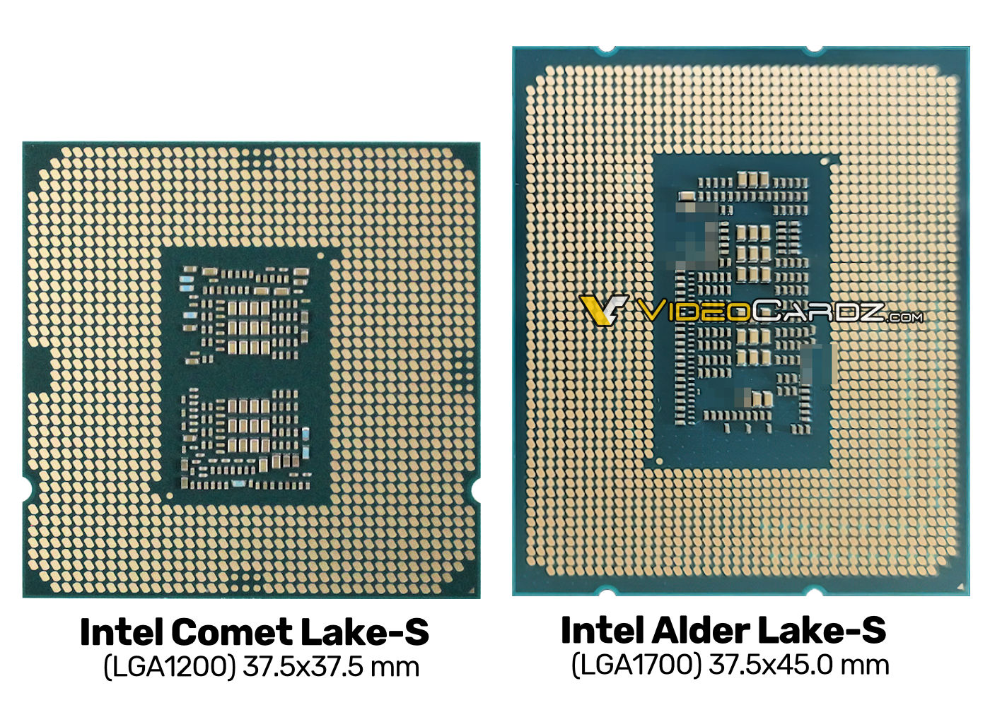 Immagine pubblicata in relazione al seguente contenuto: Prima foto di una CPU Intel Alder Lake pronta per DDR5 e PCI-Express 5 | Nome immagine: news31223_Foto-Intel-Alder-Lake-LGA1700-CPU_1.jpg