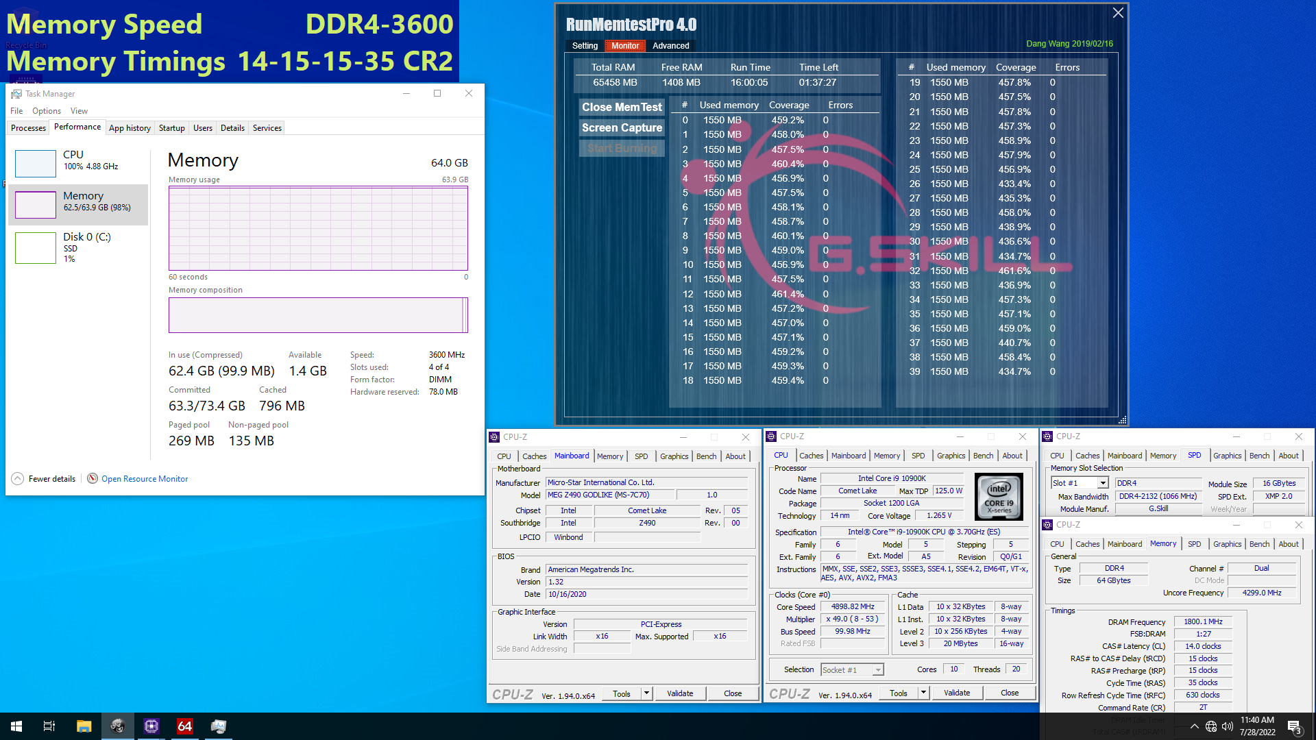 Immagine pubblicata in relazione al seguente contenuto: G.SKILL annuncia kit di DDR4-3600 con latenza pari a CL14 e capacit fino a 64GB | Nome immagine: news31280_G-SKIL-DDR4-3600-CL14-32GB-64GB_3.png
