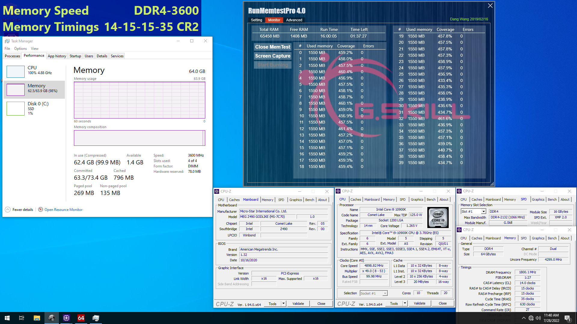 Media asset in full size related to 3dfxzone.it news item entitled as follows: G.SKILL annuncia kit di DDR4-3600 con latenza pari a CL14 e capacit fino a 64GB | Image Name: news31280_G-SKIL-DDR4-3600-CL14-32GB-64GB_3.png