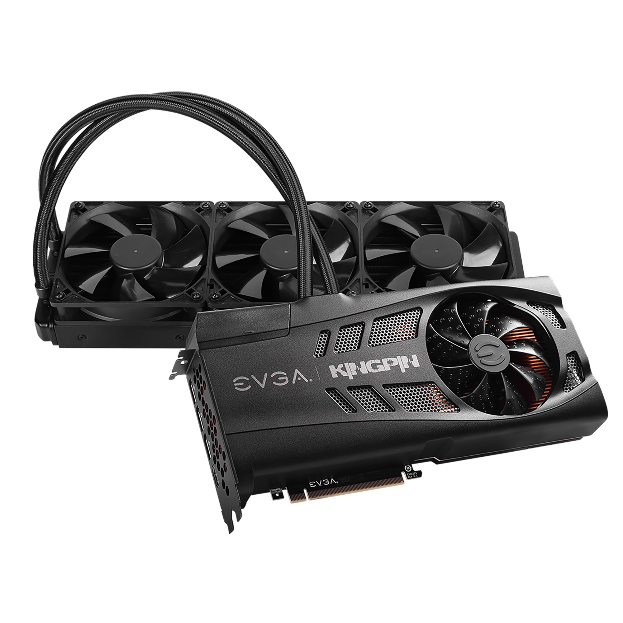 Media asset in full size related to 3dfxzone.it news item entitled as follows: EVGA annuncia la GeForce RTX 3090 K|NGP|N HYBRID GAMING da $2000 | Image Name: news31353_EVGA-GeForce-RTX-3090-KINGPIN-HYBRID-GAMING_1.png