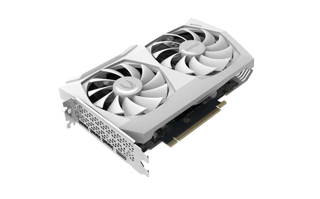 Media asset in full size related to 3dfxzone.it news item entitled as follows: Zotac lancia la video card GeForce RTX 3070 Twin Edge OC White Edition | Image Name: news31378_GeForce-RTX-3070-Twin-Edge-OC-White-Edition_3.jpg