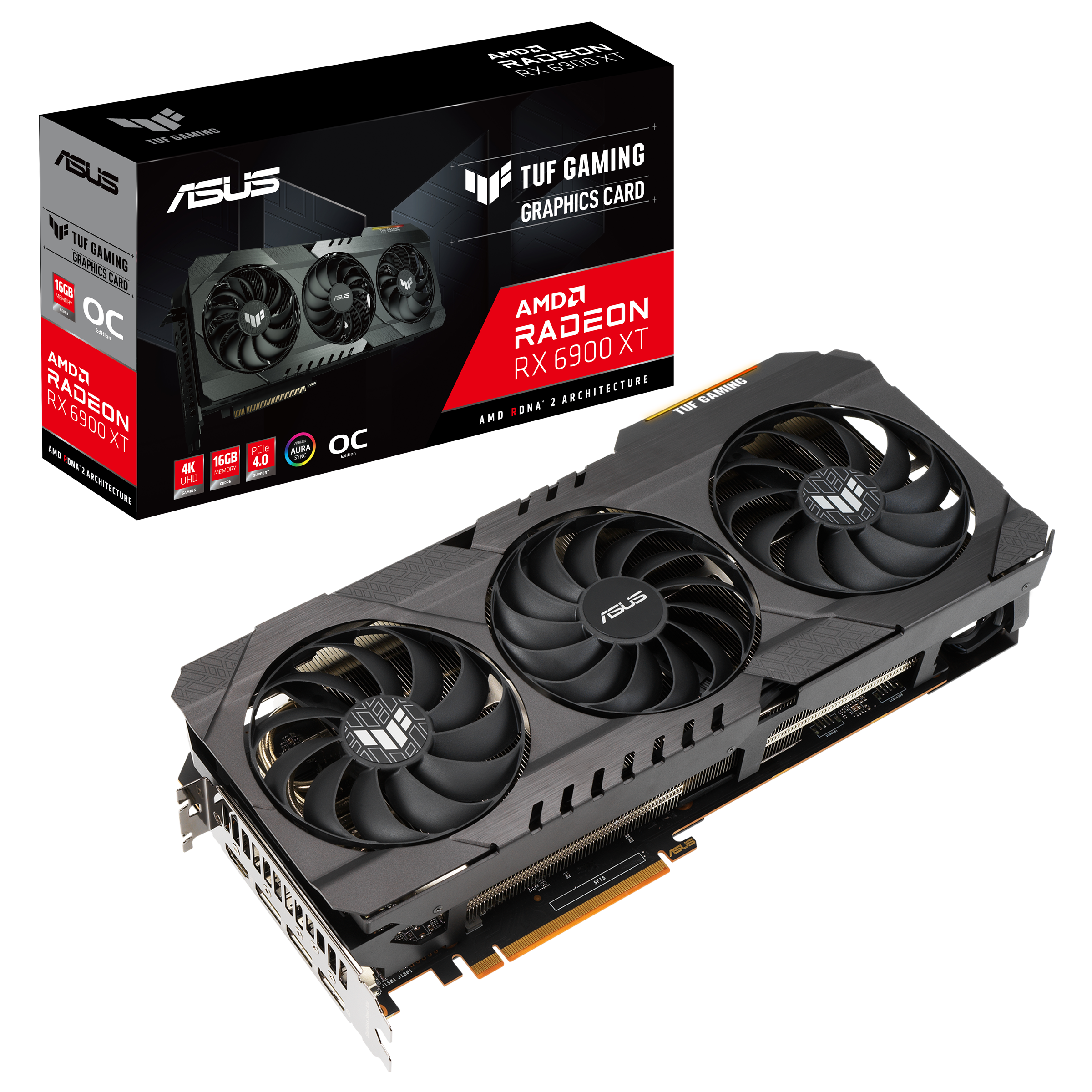 Media asset in full size related to 3dfxzone.it news item entitled as follows: ASUS lancia a sorpresa la video card TUF Gaming Radeon RX 6900 XT | Image Name: news31420_ASUS-TUF-Gaming-Radeon-RX-6900-XT_4.png