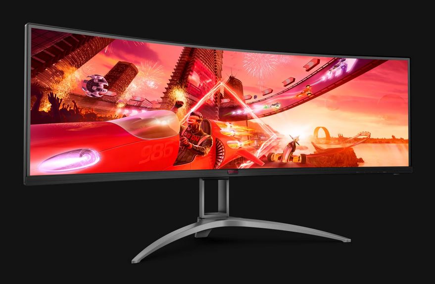 Immagine pubblicata in relazione al seguente contenuto: AOC introduce il gaming monitor a schermo curvo da 49-inch AG493UCX | Nome immagine: news31431_AOC-AG493UCX_1.jpg