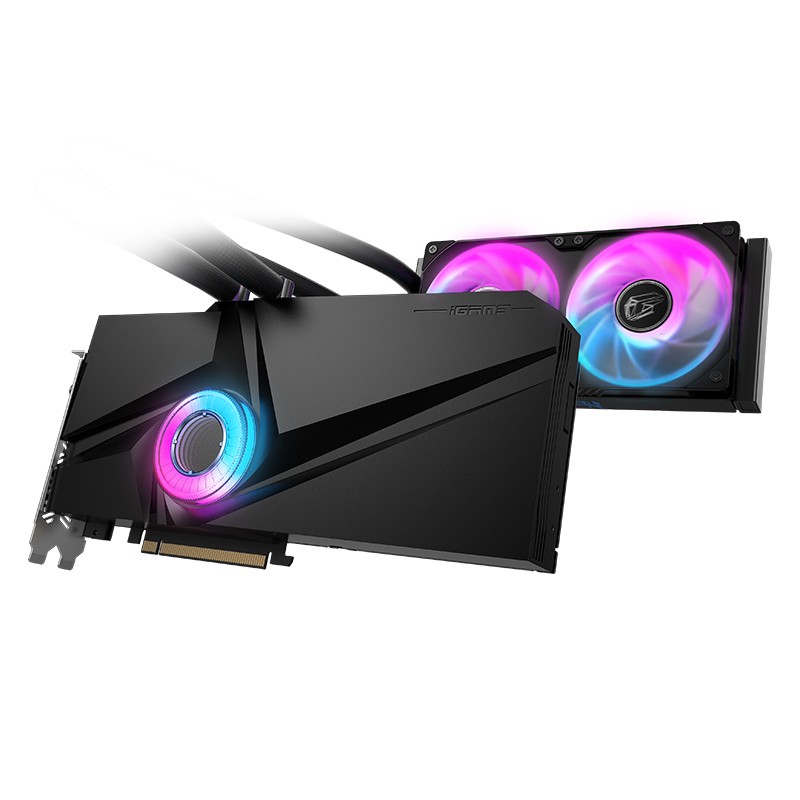 Immagine pubblicata in relazione al seguente contenuto: Colorful lancia la GeForce RTX 3090 iGame Neptune OC-V con cooler a liquido | Nome immagine: news31455_GeForce-RTX-3090-iGame-Neptune-OC-V_1.jpg