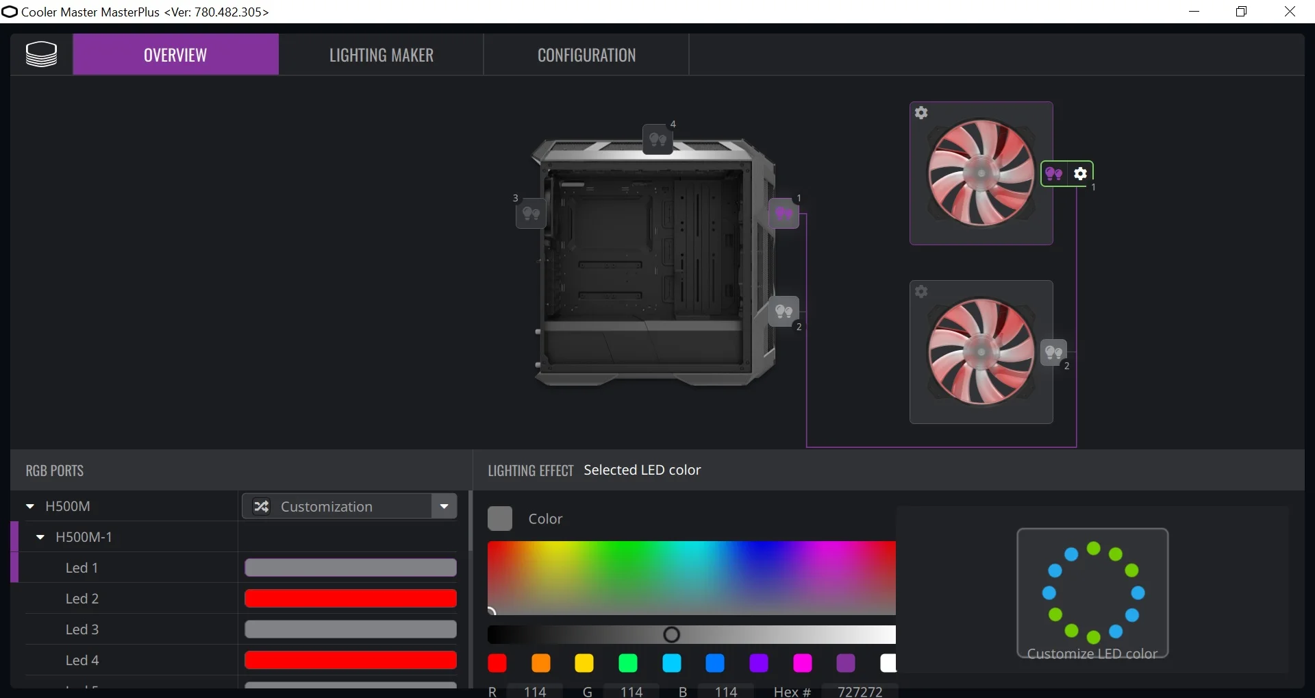 Immagine pubblicata in relazione al seguente contenuto: AMD rilascia il driver grafico Radeon Software Adrenalin 2020 Edition 20.12.2 | Nome immagine: news31462_Cooler-Master-RGB-Led_1.jpg