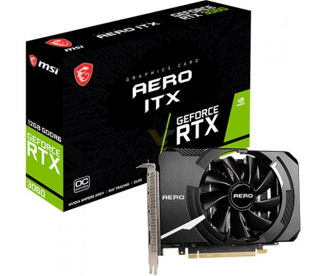 Media asset in full size related to 3dfxzone.it news item entitled as follows: Prime foto delle video card GeForce RTX 3060 12GB in formato mini-ITX | Image Name: news31569_GeForce-RTX-3060_Mini-ITX_1.jpg