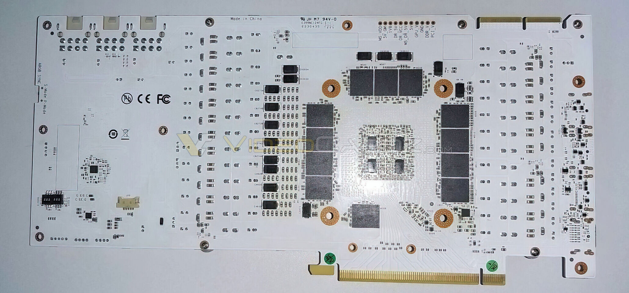 Immagine pubblicata in relazione al seguente contenuto: Foto del PCB della video card GeForce RTX 3090 Hall Of Fame (HOF) di GALAX | Nome immagine: news31603_GALAX-GeForce-RTX-3090-Hall-Of-Fame_2.jpg