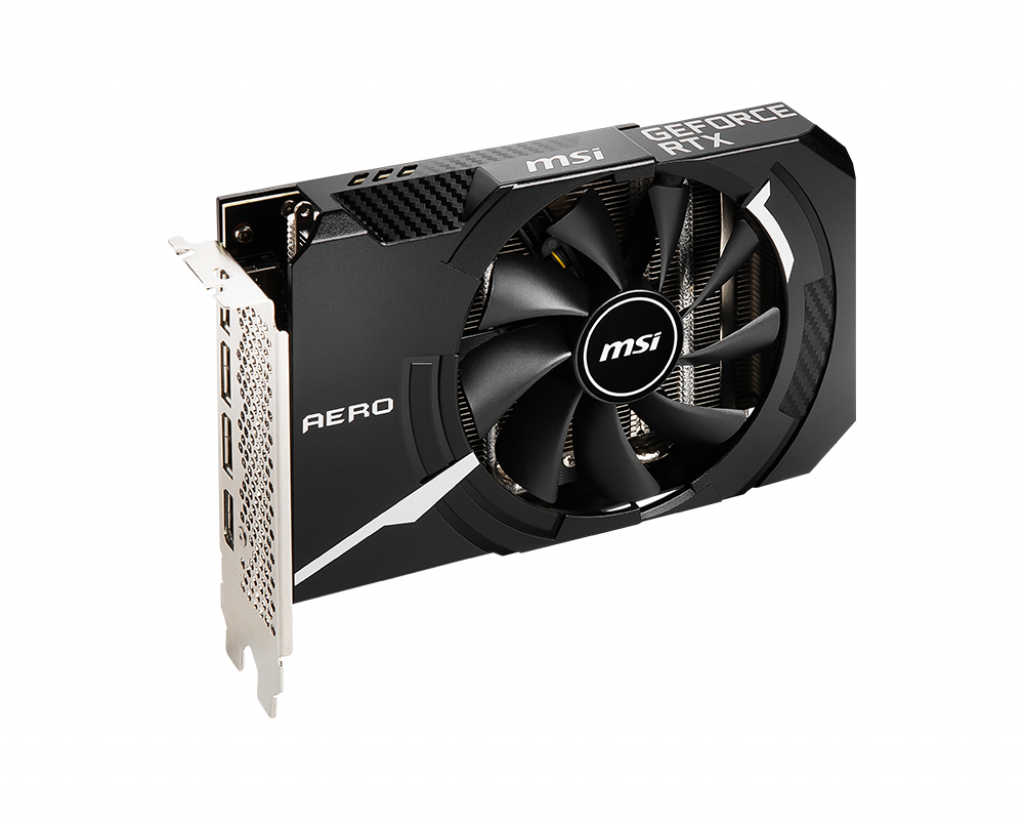 Immagine pubblicata in relazione al seguente contenuto: MSI lancia le video card GeForce RTX 3060 AERO ITX 12G e AERO ITX 12G OC | Nome immagine: news31618_GeForce-RTX-3060-AERO-ITX-12G-OC_1.png