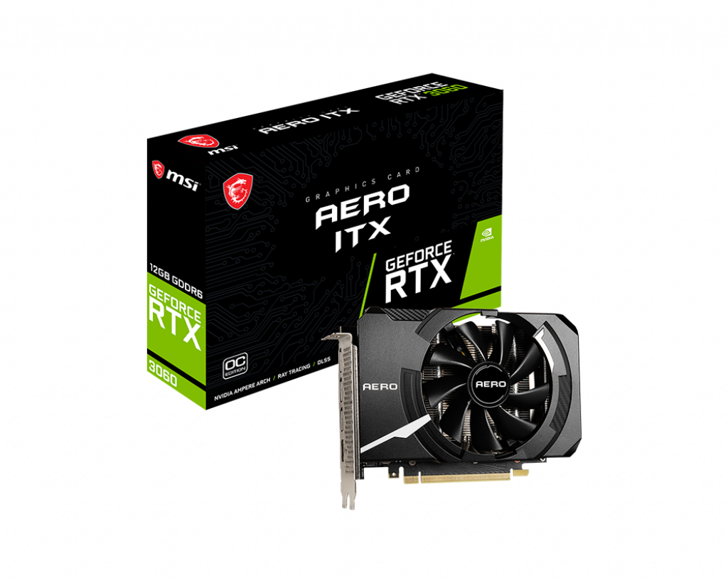 Immagine pubblicata in relazione al seguente contenuto: MSI lancia le video card GeForce RTX 3060 AERO ITX 12G e AERO ITX 12G OC | Nome immagine: news31618_GeForce-RTX-3060-AERO-ITX-12G-OC_4.png