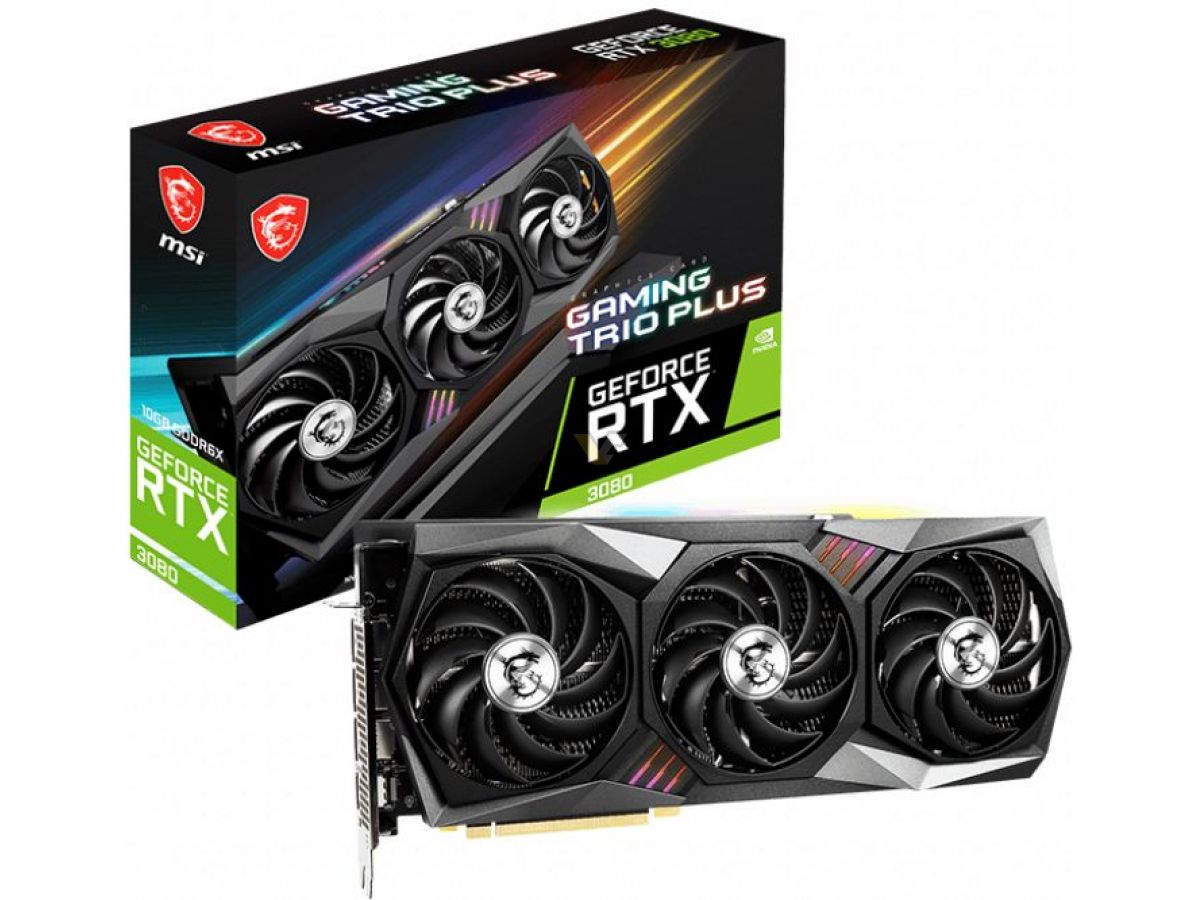 Immagine pubblicata in relazione al seguente contenuto: MSI lancia le video card GeForce RTX 3080 Gaming Z Trio e Gaming Trio Plus | Nome immagine: news31784_GeForce-RTX-3080-Gaming-Trio-Plus_1.jpg