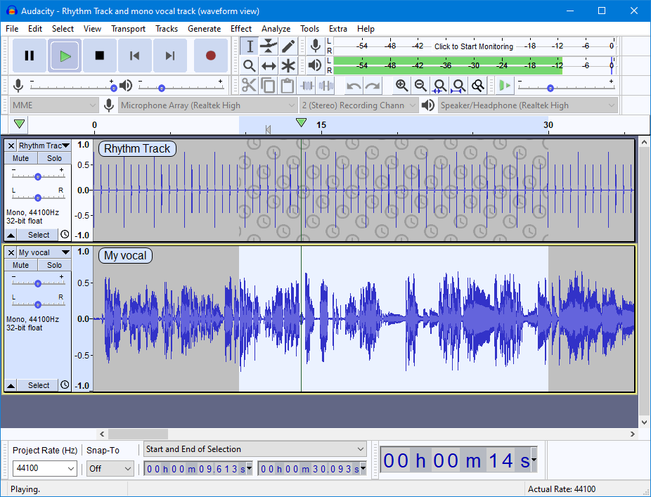 Media asset in full size related to 3dfxzone.it news item entitled as follows: Open Source Multi-track Audio Editing & Recording: Audacity 3.0.0 | Image Name: news31816_Audacity-Screenshot_2.png