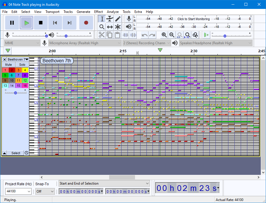 Immagine pubblicata in relazione al seguente contenuto: Open Source Multi-track Audio Editing & Recording: Audacity 3.0.0 | Nome immagine: news31816_Audacity-Screenshot_3.png