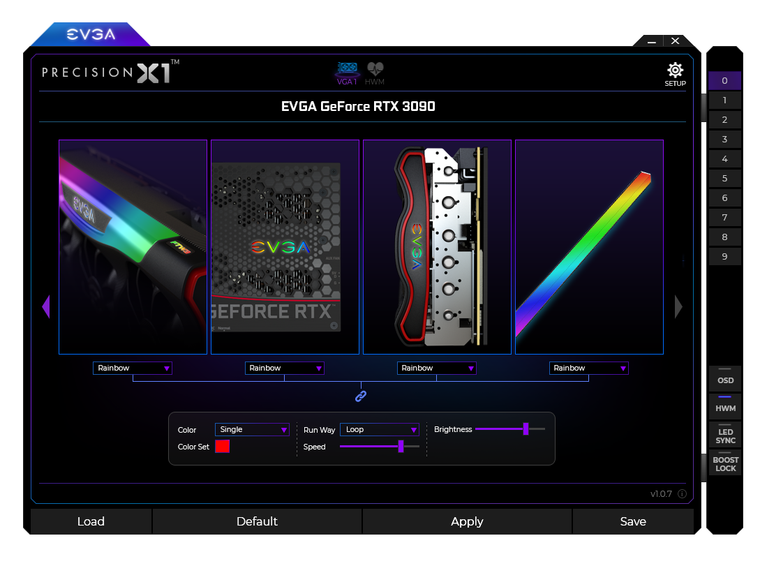 Media asset in full size related to 3dfxzone.it news item entitled as follows: NVIDIA Geforce Monitoring & Tuning Utilities: EVGA Precision X1 1.1.9.0 | Image Name: news31912_EVGA-Precision-X1-Screenshot_3.png