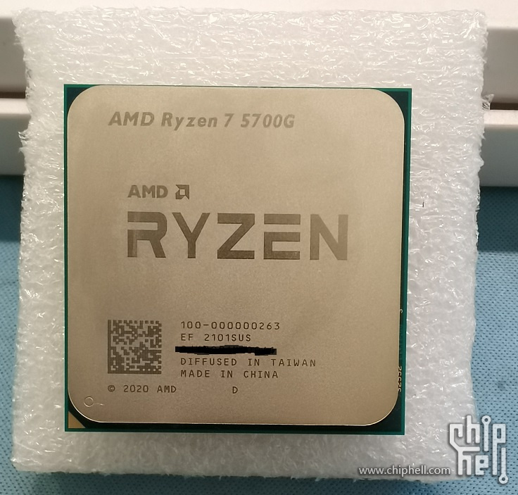 Media asset in full size related to 3dfxzone.it news item entitled as follows: Foto, specifiche e benchmark della APU Cezanne Ryzen 7 5700G di AMD | Image Name: news31926_AMD-Ryzen-7-5700G_1.jpg