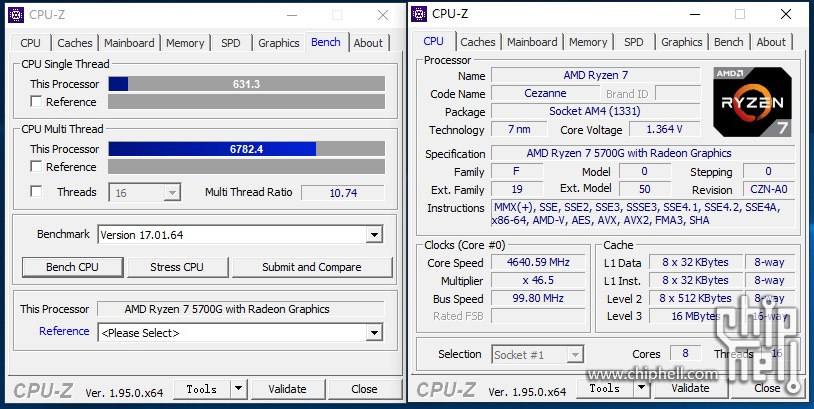 Immagine pubblicata in relazione al seguente contenuto: Foto, specifiche e benchmark della APU Cezanne Ryzen 7 5700G di AMD | Nome immagine: news31926_AMD-Ryzen-7-5700G_3.jpg