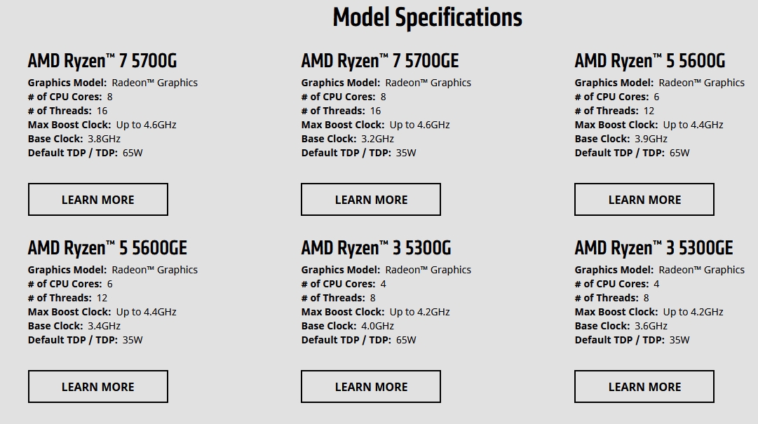 Immagine pubblicata in relazione al seguente contenuto: AMD introduce le APU Cezanne Ryzen 5000G con CPU Zen 3 e iGPU Vega | Nome immagine: news31936_AMD-APU-Ryzen-5000G_2.jpg