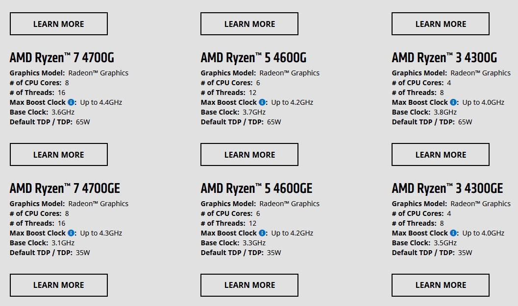 Media asset in full size related to 3dfxzone.it news item entitled as follows: AMD introduce le APU Cezanne Ryzen 5000G con CPU Zen 3 e iGPU Vega | Image Name: news31936_AMD-APU-Ryzen-5000G_3.jpg