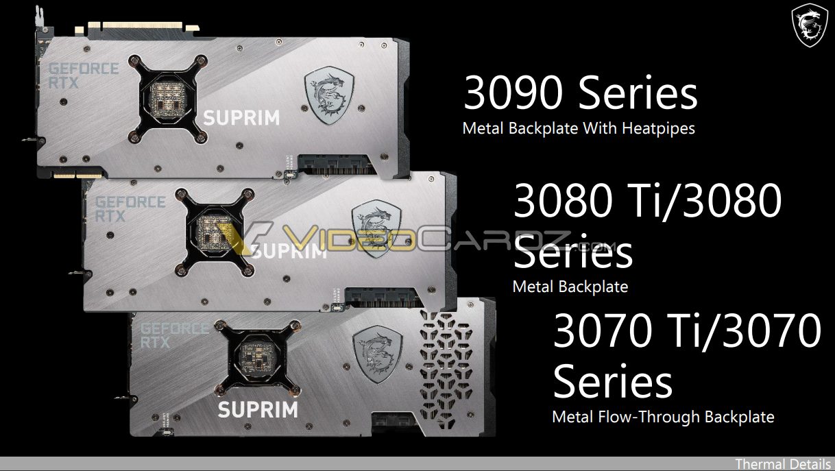 Immagine pubblicata in relazione al seguente contenuto: Slide di MSI confermano l'arrivo delle GeForce RTX 3080 Ti e RTX 3070 Ti | Nome immagine: news32071_MSI-GeForce-RTX-3080-Ti-SUPRIM-X_1.jpg