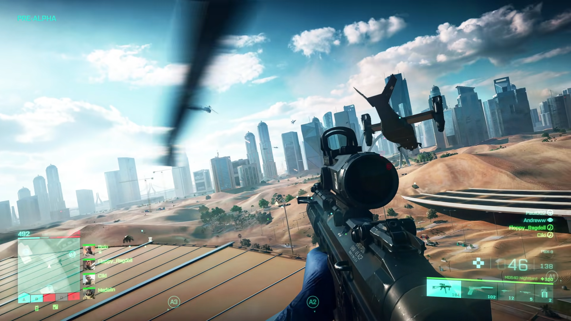 Immagine pubblicata in relazione al seguente contenuto: Primo gameplay trailer di Battlefield 2042 e screenshot tratti dal video | Nome immagine: news32180_Battlefield-2042-Screenshots_2.png