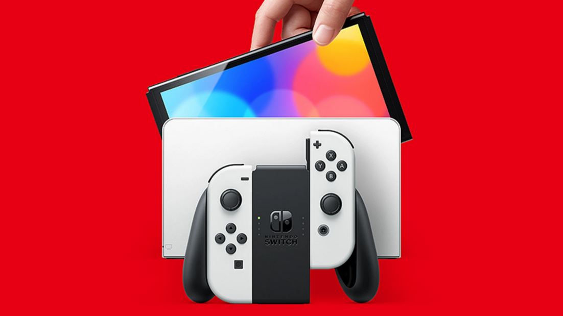Media asset in full size related to 3dfxzone.it news item entitled as follows: Nintendo annuncia la nuova gaming console Switch con display OLED da 7-inch | Image Name: news32236_Nintendo-Switch-OLED_1.jpg