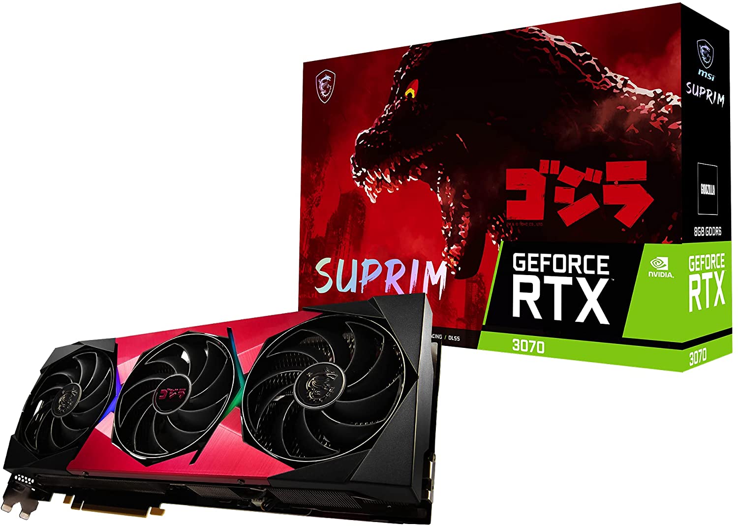 Immagine pubblicata in relazione al seguente contenuto: MSI lancia la video card GeForce RTX 3070 SUPRIM SE GODZILLA in Giappone | Nome immagine: news32242_MSI-GeForce-RTX-3070-SUPRIM-SE-GODZILLA_3.jpg