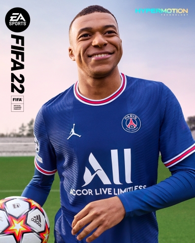 Media asset in full size related to 3dfxzone.it news item entitled as follows: Electronic Arts annuncia EA SPORTS FIFA 22 con tecnologia HyperMotion | Image Name: news32253_EA-SPORTS-FIFA-22-Mbappe_1.jpg