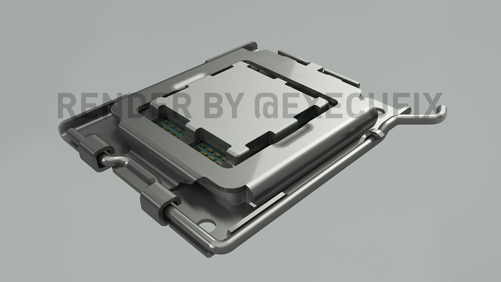 Immagine pubblicata in relazione al seguente contenuto: Potrebbero essere on line i render del socket AM5 delle CPU Zen 4 di AMD | Nome immagine: news32311_AMD-Socket-AM5-Render_1.JPG