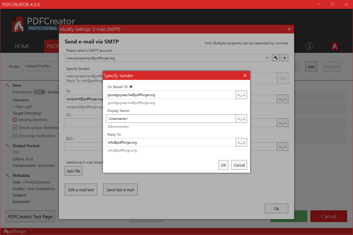 Immagine pubblicata in relazione al seguente contenuto: L'applicazione free PDFCreator 4.3.0 converte documenti e immagini in PDF | Nome immagine: news32318_PDFCreator-Screenshot_2.png