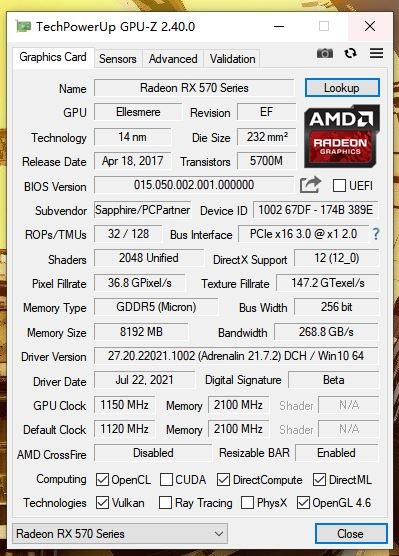 Immagine pubblicata in relazione al seguente contenuto: Sapphire realizza una video card per il mining con due GPU Radeon RX 570 | Nome immagine: news32369_Sapphire-Dual-Radeon-RX-570-Mining_3.jpg