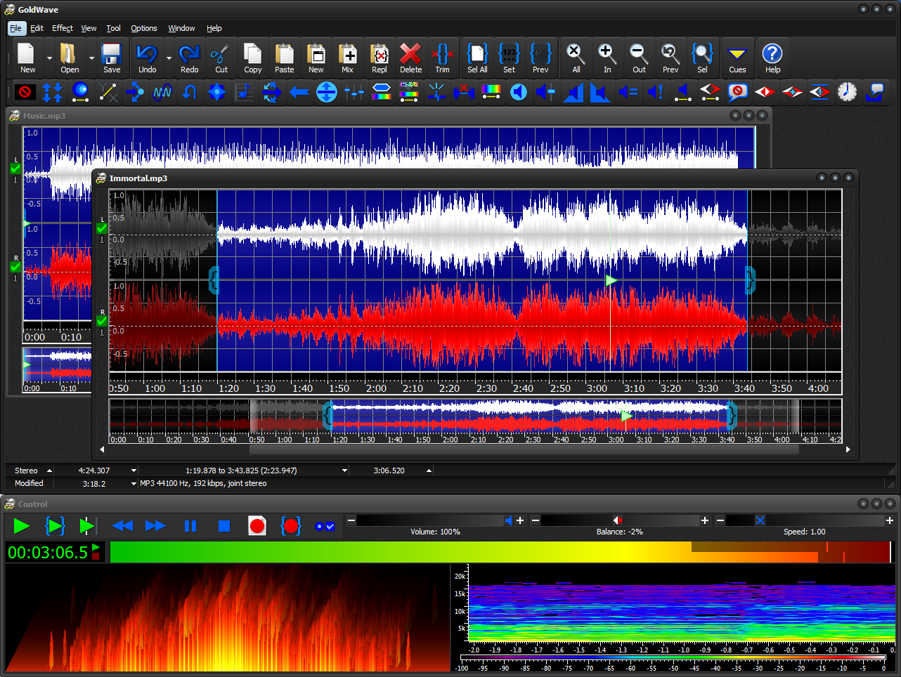 Immagine pubblicata in relazione al seguente contenuto: Digital Audio Editing Tools: GoldWave 6.57 - New Features & Bug fixing | Nome immagine: news32477_GoldWave-Screenshot_2.png