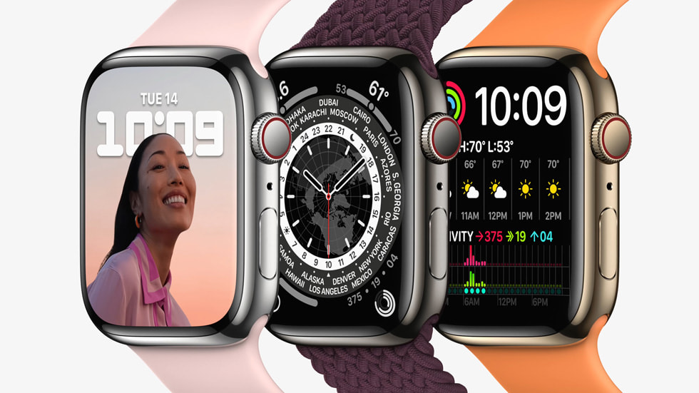 Immagine pubblicata in relazione al seguente contenuto: Apple rivela tutte le novit degli Apple Watch Series 7 in attesa del lancio | Nome immagine: news32480_Apple-Watch-Series-7_1.jpg