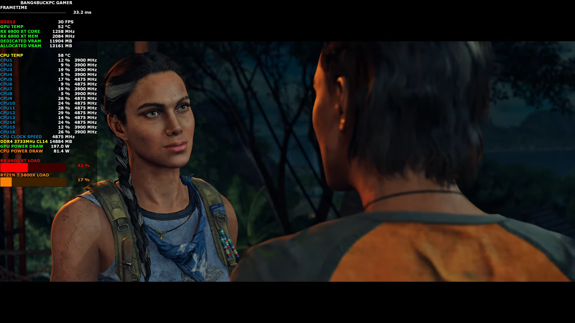 Risorsa grafica - foto, screenshot o immagine in genere - relativa ai contenuti pubblicati da amdzone.it | Nome immagine: news32556_Far-Cry-6_Radeon-RX-6900-XT_Screenshot_2.png