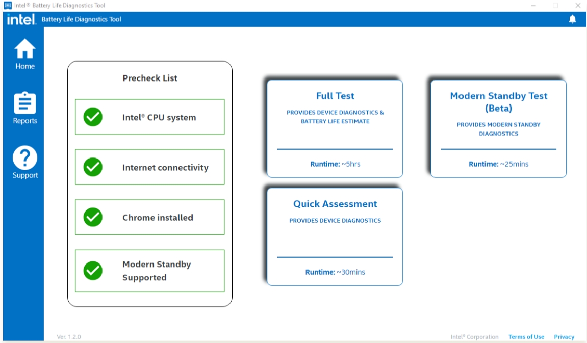 Media asset in full size related to 3dfxzone.it news item entitled as follows: Intel Battery Life Diagnostic Tool 2.0.0 ottimizza la durata della batteria | Image Name: news32603_Intel-Battery-Life-Diagnostic-Tool-Screenshot_1.jpg