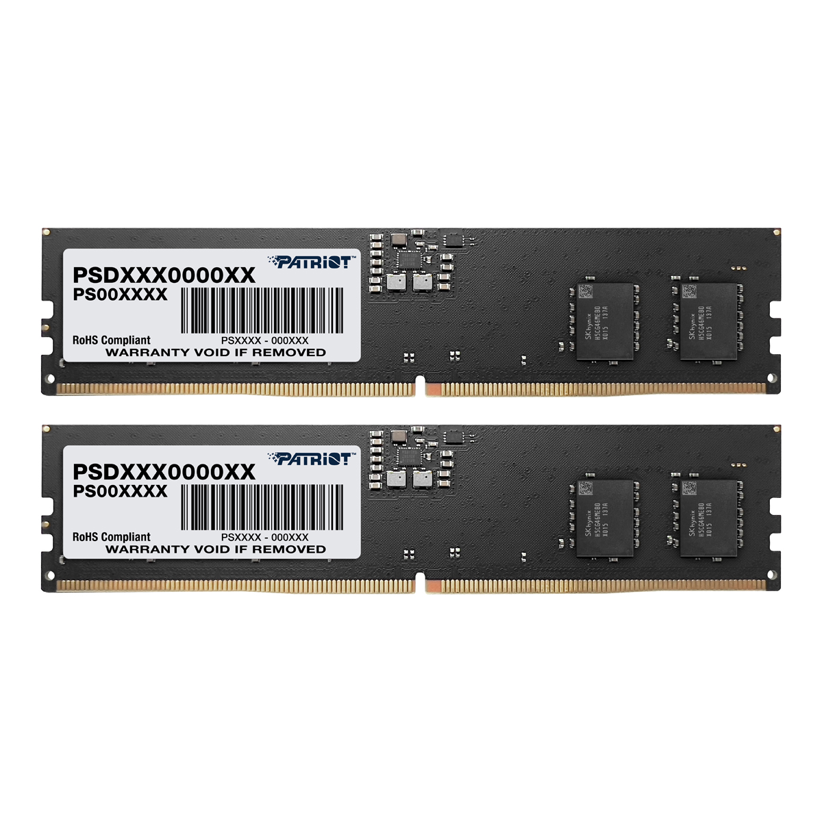 Immagine pubblicata in relazione al seguente contenuto: Patriot annuncia la linea di moduli RAM DDR5 denominata Signature DDR5 | Nome immagine: news32638_Patriot-Signature-DDR5_2.jpg